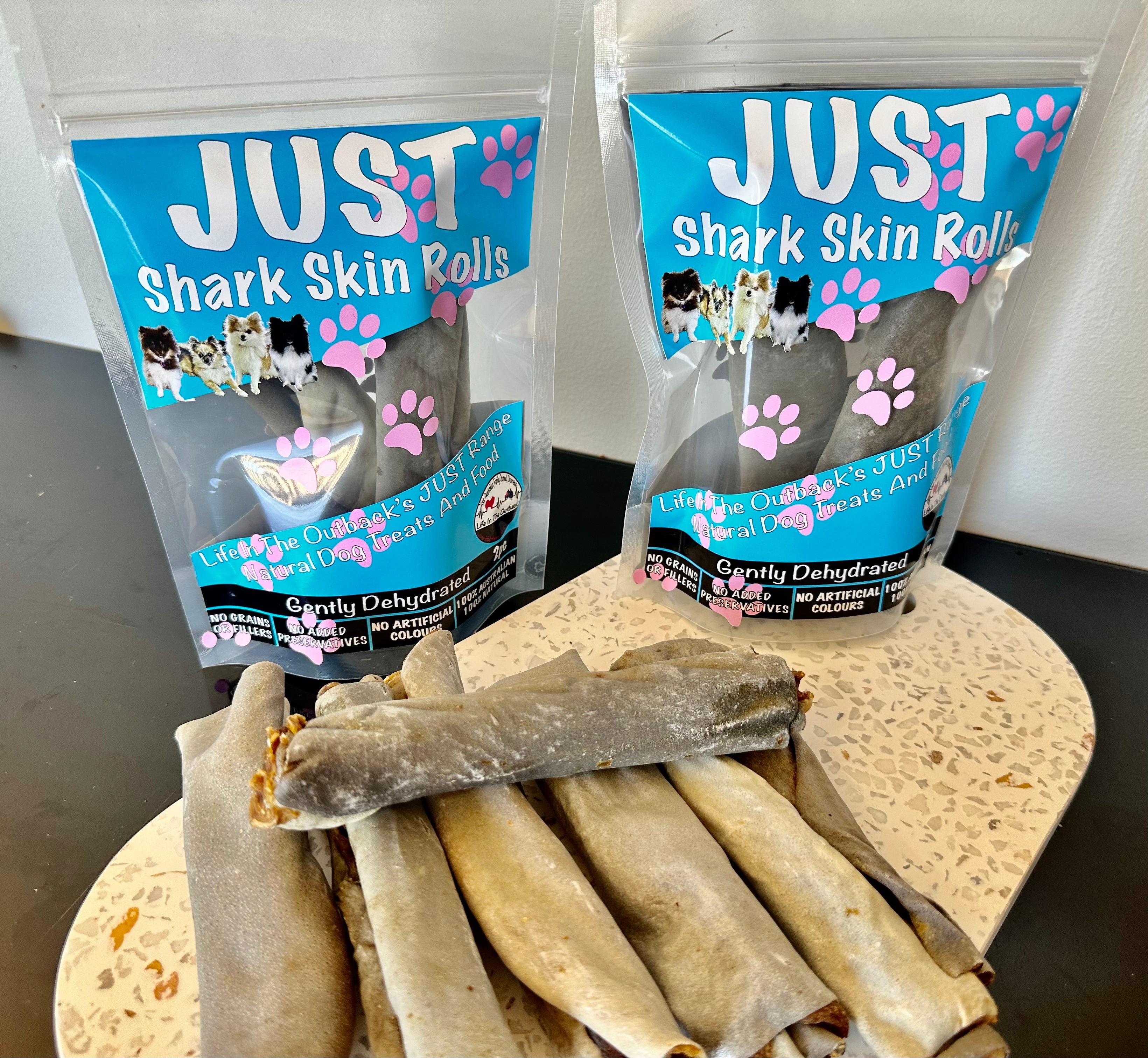 Dog Food: 1x Just Shark Skin Rolls