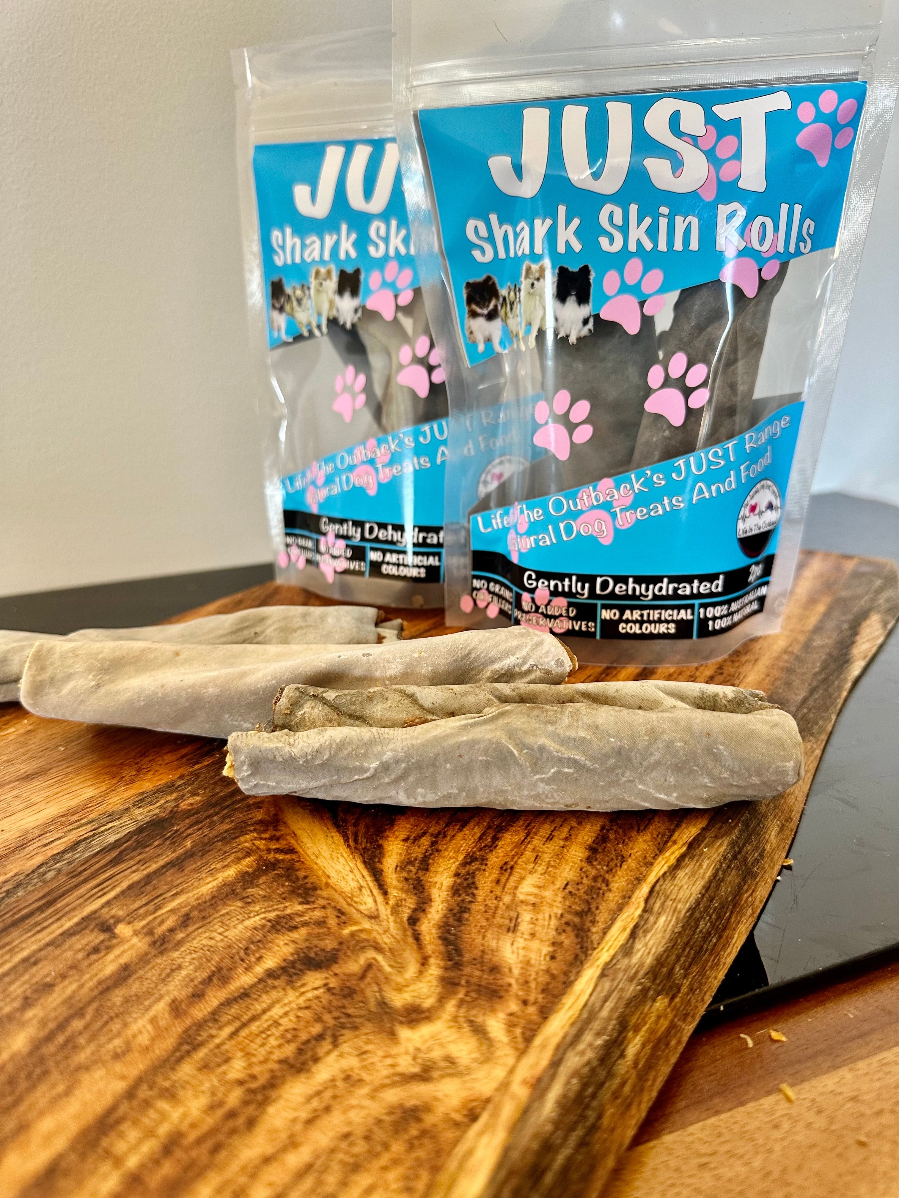 Dog Food: 1x Just Shark Skin Rolls