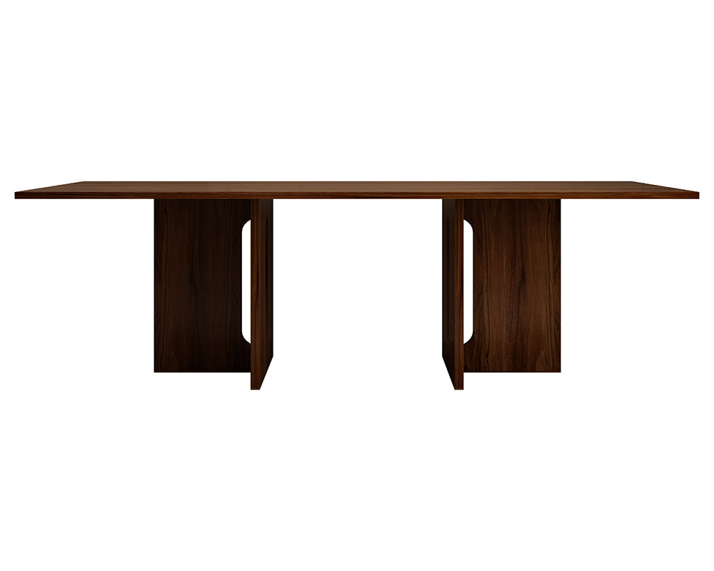 Dining Tables: Oak Melamine Dining Table 6 Seater