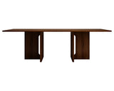 Dining Tables: Oak Melamine Dining Table 6 Seater