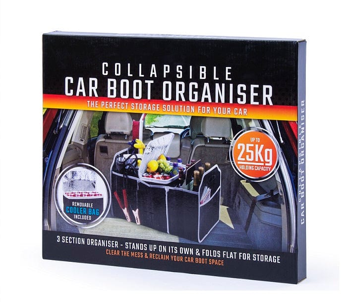 Bicycle Stands & Storage: Collapsible Car Trunk Organiser with Cooler Bag