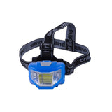 Camping Lights & Lanterns: 5 Mode Headlamp with COB LED Technology-Blue/Black - Black