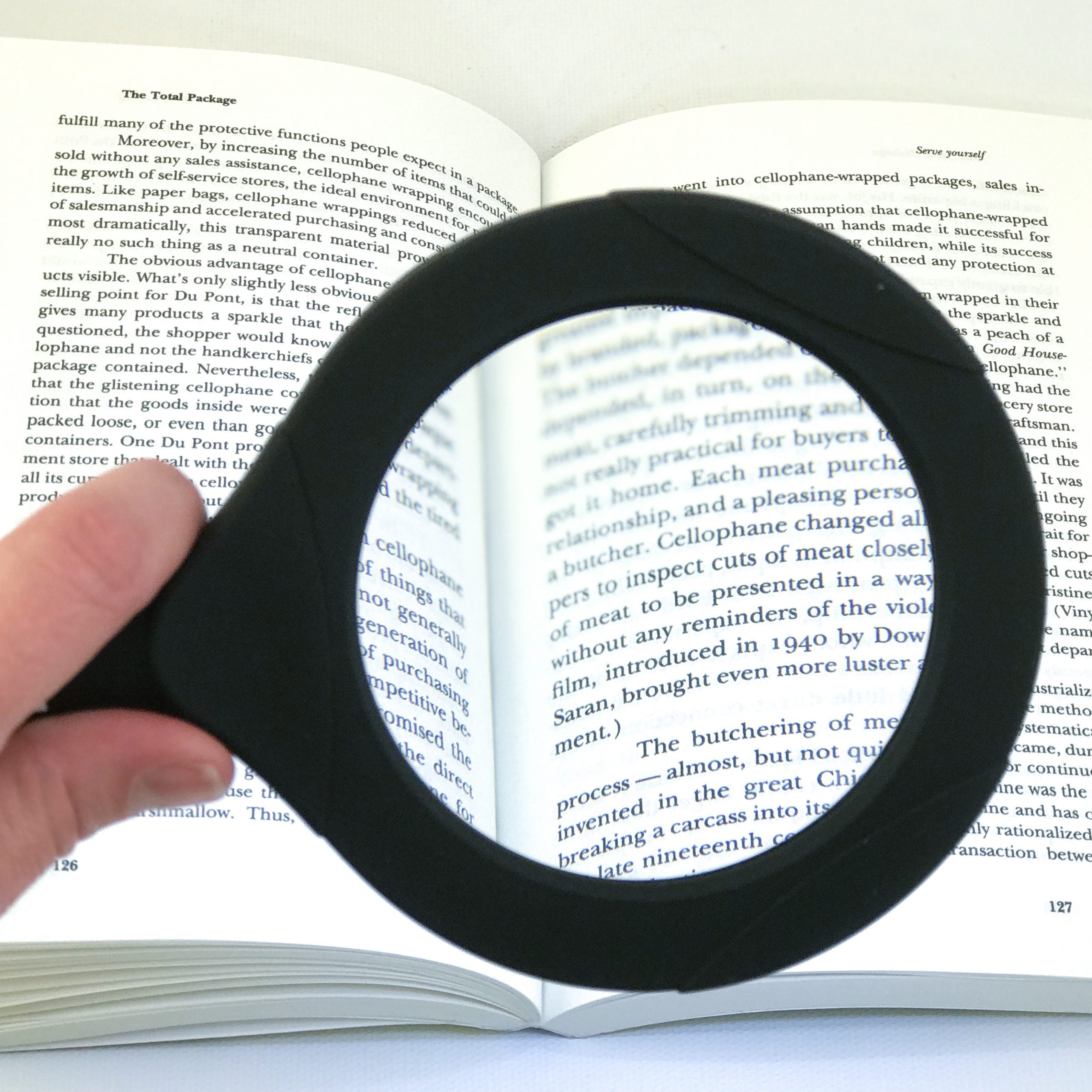 Metal Detectors: Brillar Light Up Magnifying Glass with COB LED Technology-Black/Navy