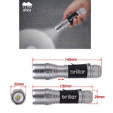 Camping Lights & Lanterns: Brillar Mighty Mate Flashlight - 300 Lumen Battery Torch