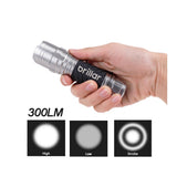 Camping Lights & Lanterns: Brillar Mighty Mate Flashlight - 300 Lumen Battery Torch