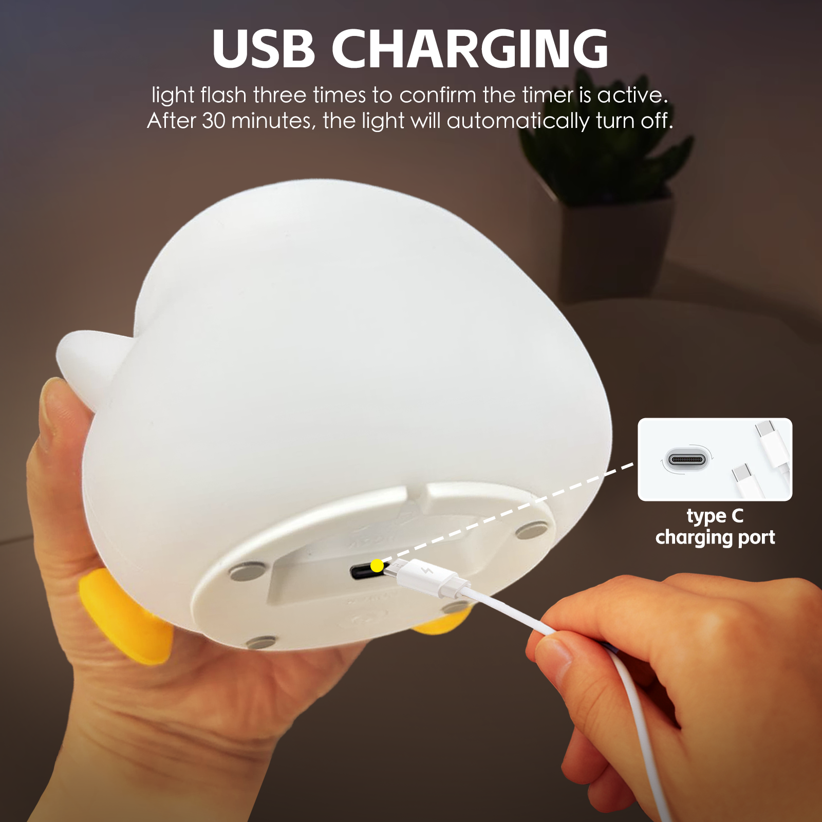 Night Lights & Ambient Lighting: Squishy Uniconrn Night Light