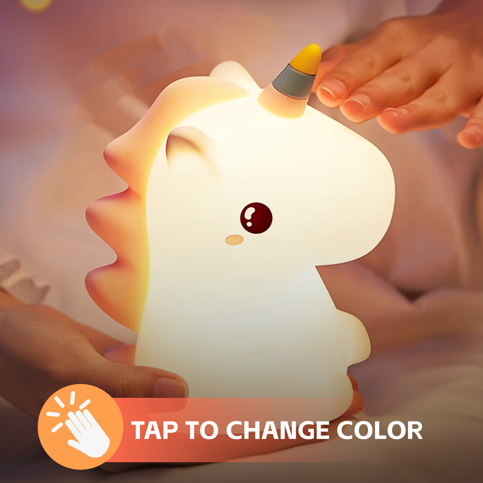 Night Lights & Ambient Lighting: Squishy Uniconrn Night Light