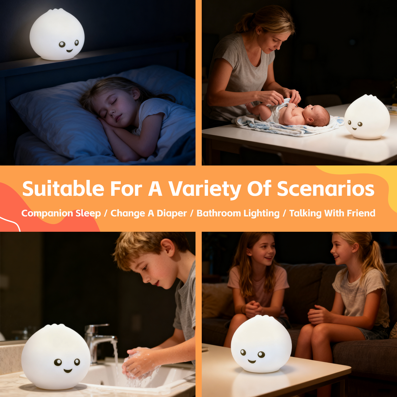 Squishy Dumpling Night Light