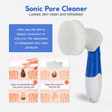 Facial Cleansers: Clevinger Ultimate Spin Facial Cleansing Brush Set - 4 Heads