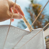 100 Pcs Eco Bamboo Clothes Pegs