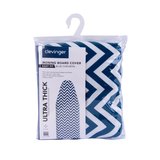 Irons & Ironing Systems: Ironing Board Cover 435x 115cm Blue Chervon
