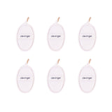 6 pcs Clevinger Eco Oval Facial Exfoliating Loofah – Biodegradable Skin Exfoliation Pads
