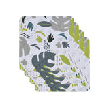 Table Linen & Kitchen Towels: Clevinger Set of 4 MDF Coasters Monstera