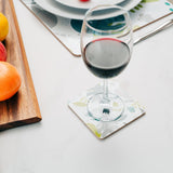 Table Linen & Kitchen Towels: Clevinger Set of 4 MDF Coasters Monstera