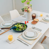 Table Linen & Kitchen Towels: Clevinger Set of 4 MD Placemats Gold Border