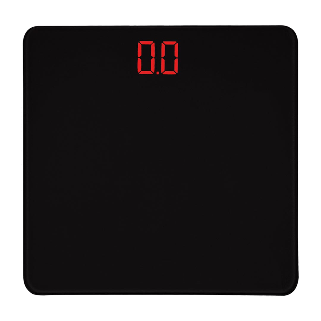 Bathroom Scales: Clevinger Digital Glass Bathroom Scale Max Capacity 180KG