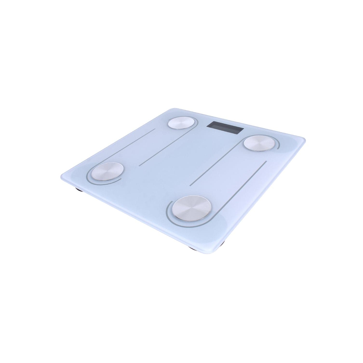 Bathroom Scales: Clevinger Bluetooth Smart Digital Glass Bathroom Scale Max Capacity 180KG