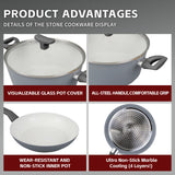 8 Pcs Clevinger Non-Stick Cookware Set