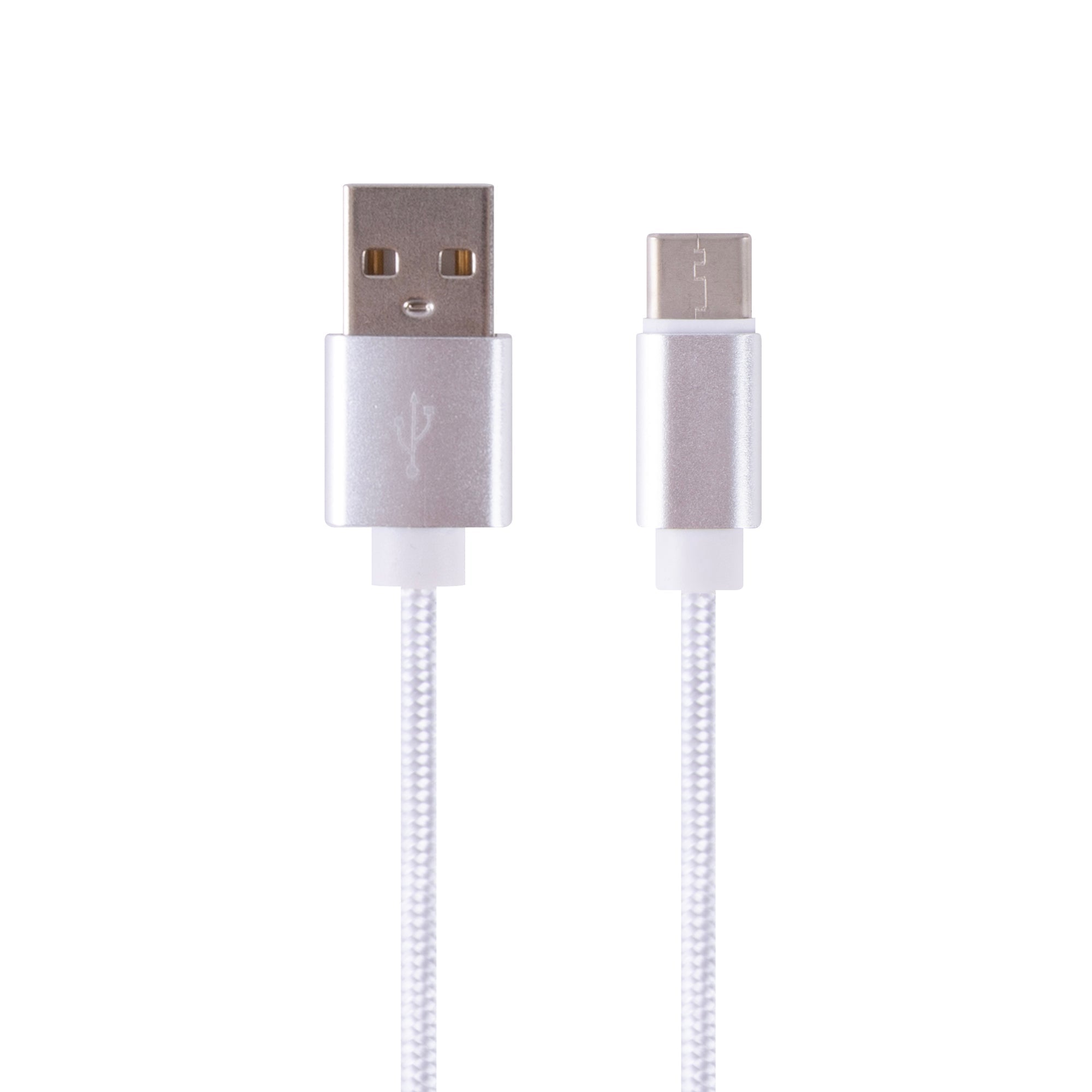 Computer Cables & Adapters: 2M USB A to USB C Braided Charge & Sync Cable
