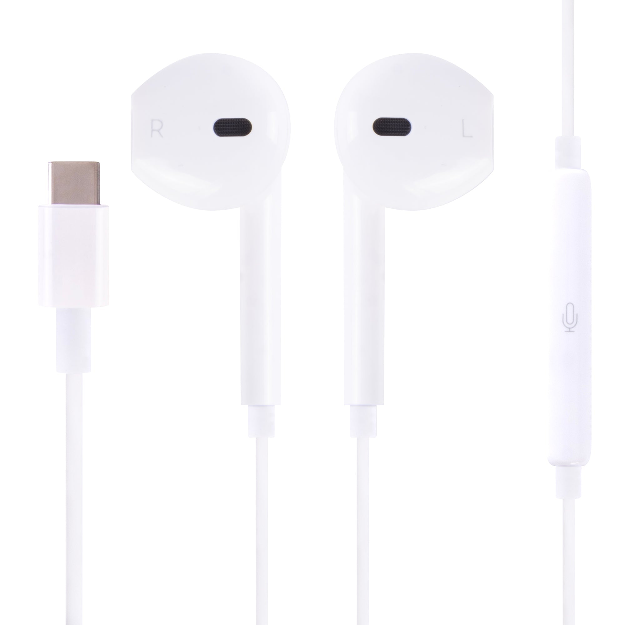 Over Ear Headphones: 1.2M USB C Ear Buds with Microphone