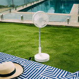 Portable Fans: Folding Telescopic 4.5W Portable Height/Tilt Adjustable Rechargeable Cordless Fan