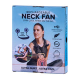 Portable Fans: Sports Fan Hanging USB Charging Travel Creative Neck Tool Portable 3 Speeds