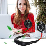 Portable Fans: Sports Fan Hanging USB Charging Travel Creative Neck Tool Portable 3 Speeds