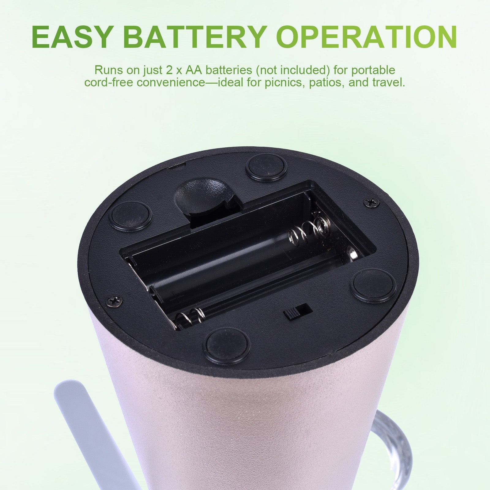 Household Insect Repellents: Battery Operated Shoo-Fly Chemical Free Fly Repellent Fan Black