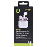 Over Ear Headphones: PLUGD Bluetooth Rechargeable Ear Buds with Microphone