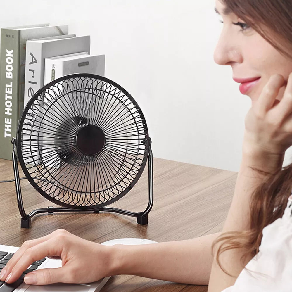 Laptop Stands: 360 Degree Tilt Adjustable USB Portable Mini Desk Fan