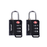 Automotive Decor: Flightmode TSA 3 Dial Indicator Padlock x2
