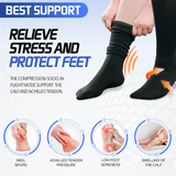 Women's Socks & Hosiery: Travel Anti-Fatigue Flight Compression Socks-M