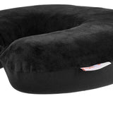 Pillows: Deluxe Memory Foam Travel Pillow Black