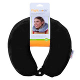 Pillows: Deluxe Memory Foam Travel Pillow Black