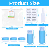 8 Pcs Travel Bottles Set for Toiletries