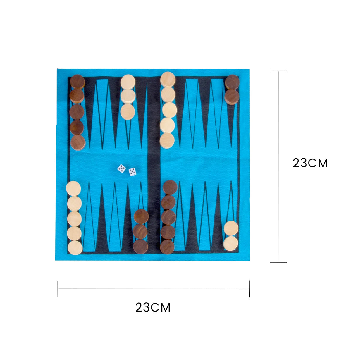Board Games: Backgammon In a Can - Travel Board Game