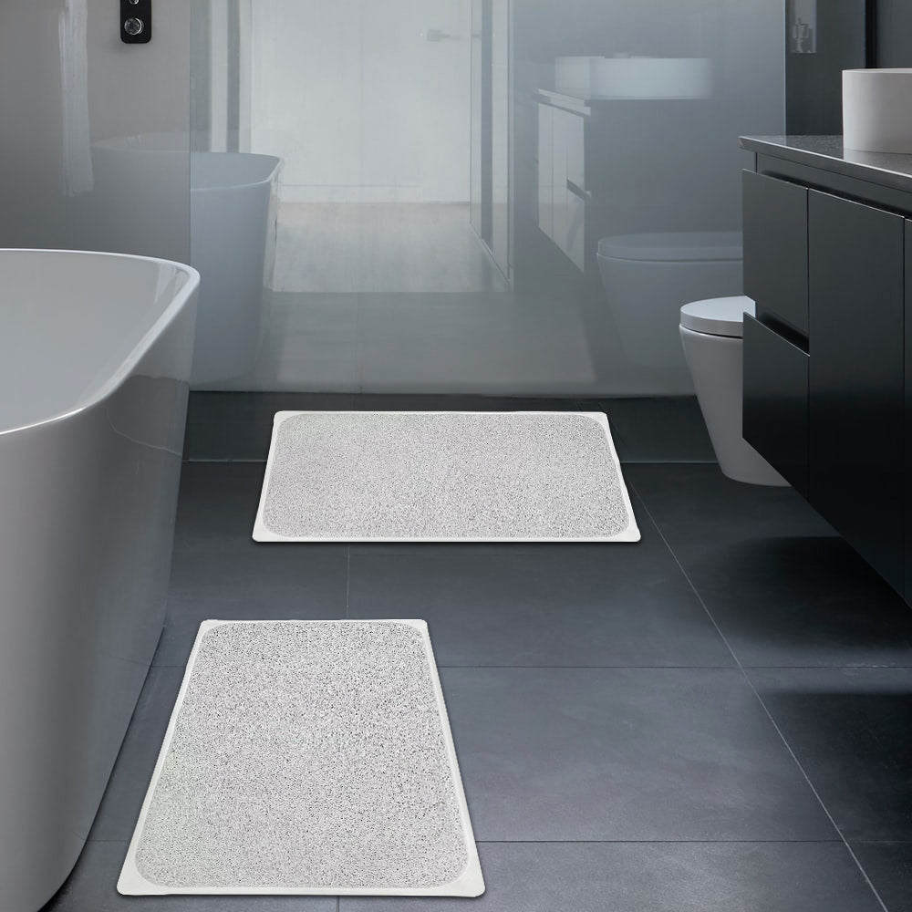 Gymnastics: Non Slip Loofah Shower Bathtub Mat Bathroom Safe Mat Extra Large 75 x 44 CM