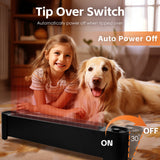2200W Graphene Floor Electric Heater – Fast Heating, Energy-Efficient, Portable Indoor Heater