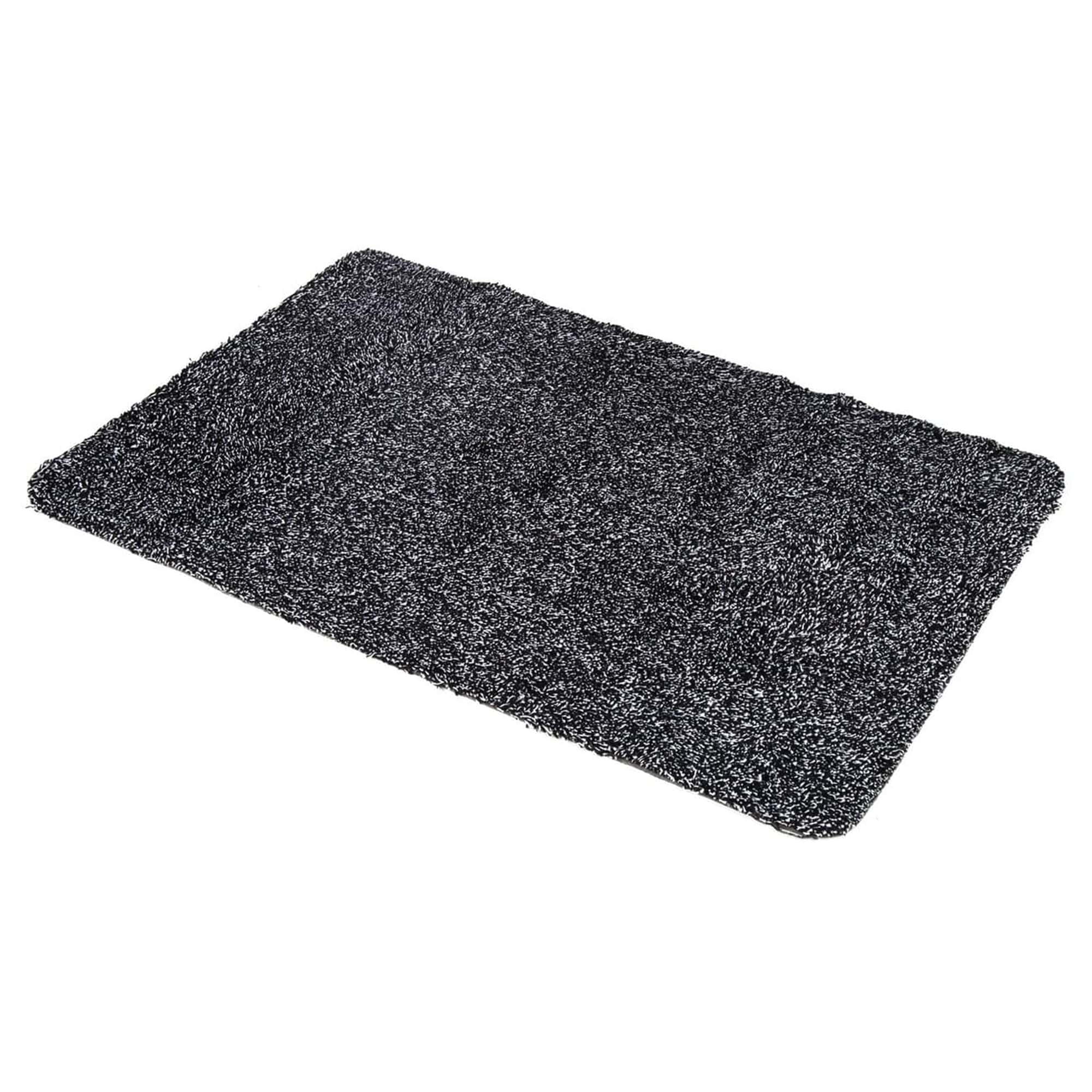 Floor Rugs: 2 x Super Absorbent Microfibre Doormat Non Slip Heavy Duty Dirt/Mud Rug Floor Carpet
