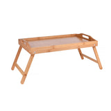 Camp Furniture: Foldable Bamboo Bed Tray / Breakfast Serving Table
