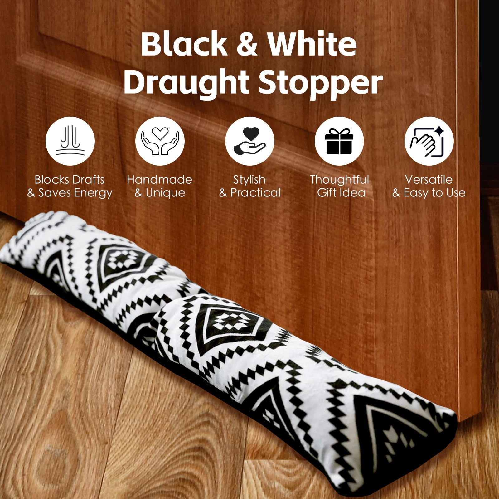 Door Mats: 2 Pcs Door Window Draught Stopper