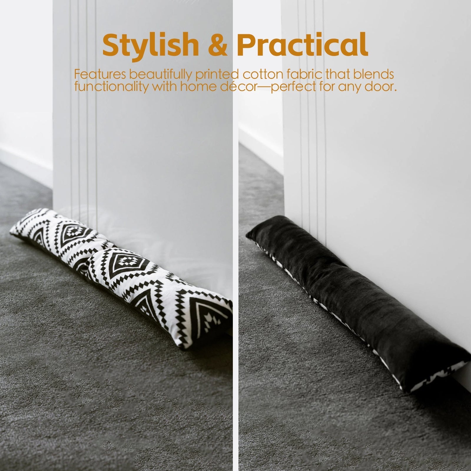 Door Mats: 2 Pcs Door Window Draught Stopper
