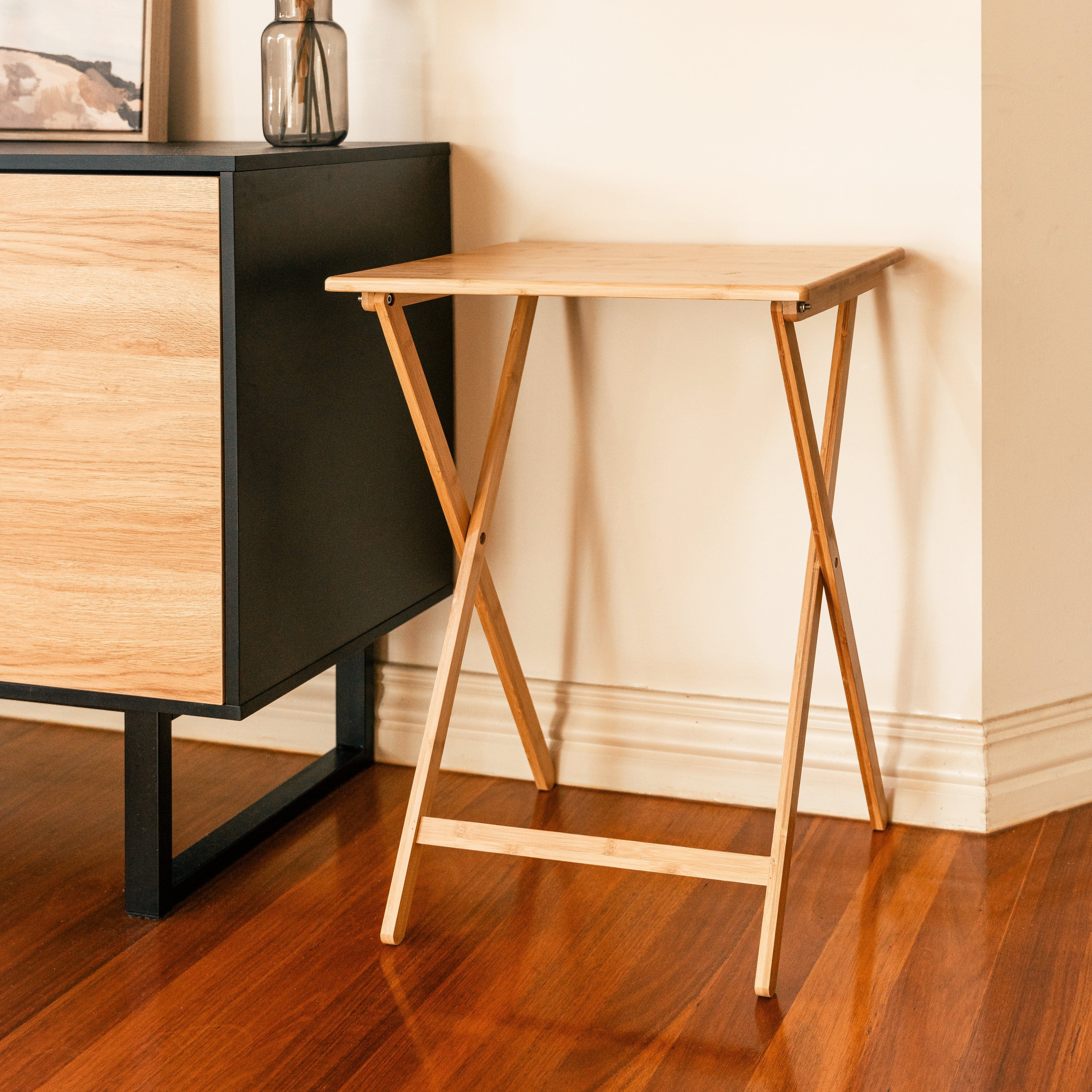 Laptop Stands: Bamboo Folding Laptop Tray & Snack Table