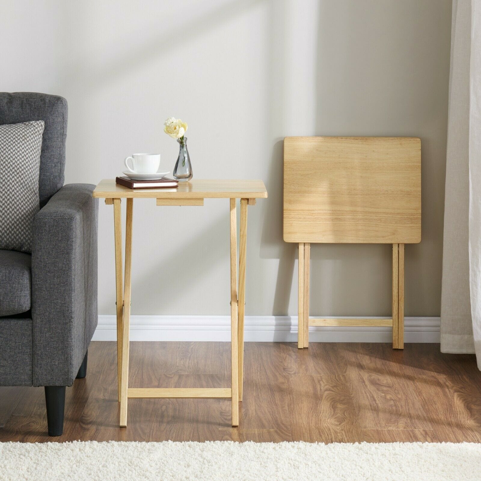 Laptop Stands: Bamboo Folding Laptop Tray & Snack Table