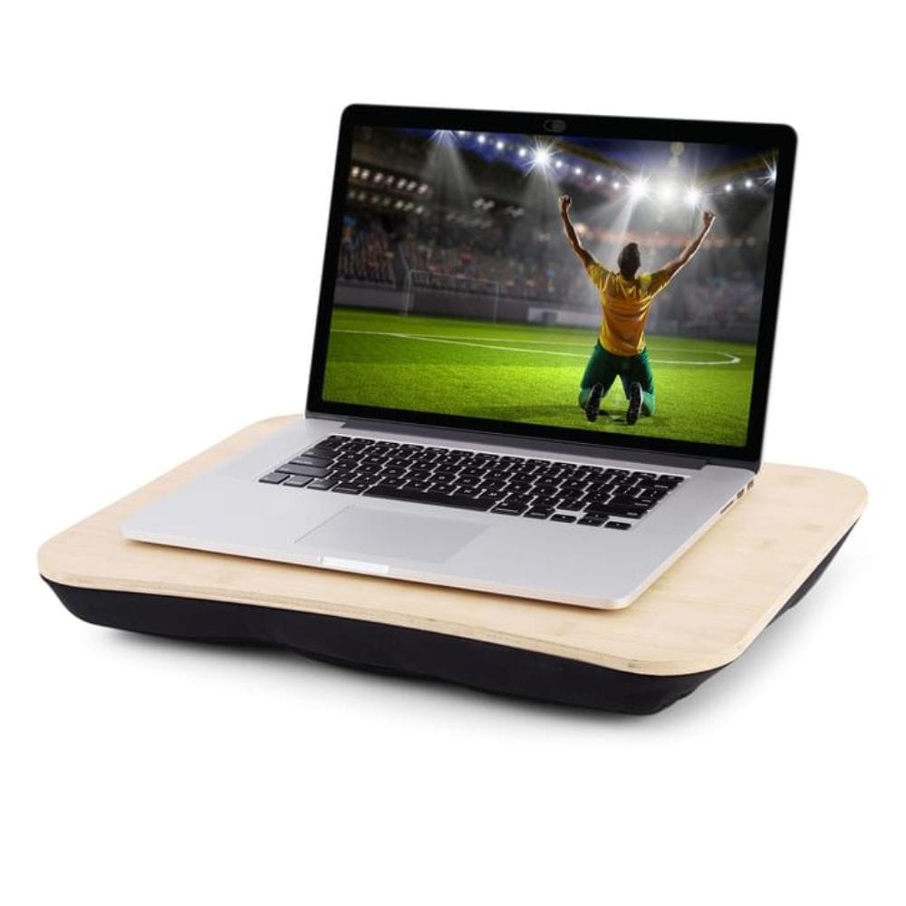 Laptop Stands: Portable Bamboo Laptop PC Table Lap Tray Workstation