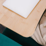 Laptop Stands: Portable Bamboo Laptop PC Table Lap Tray Workstation
