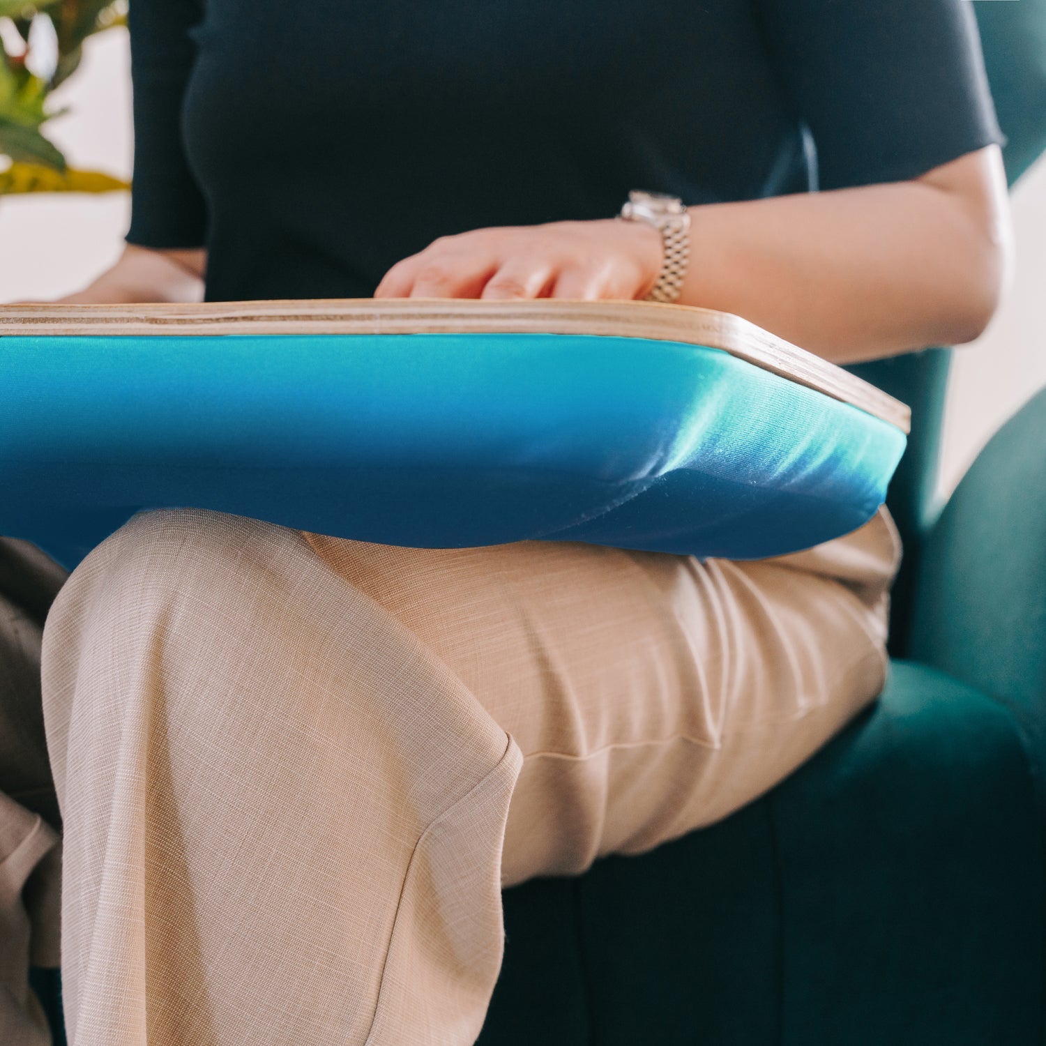 Desks: Portable Laptop Desk with Cushion Support