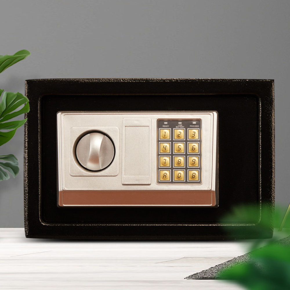 Safes & Lock Boxes: 8.5L Electronic Digital Security Double Alarm Safe Box