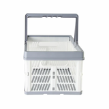 Kitchen & Bathroom DIY: Collapsible Plastic Grocery Shopping Baskets Storage Crates with Handles