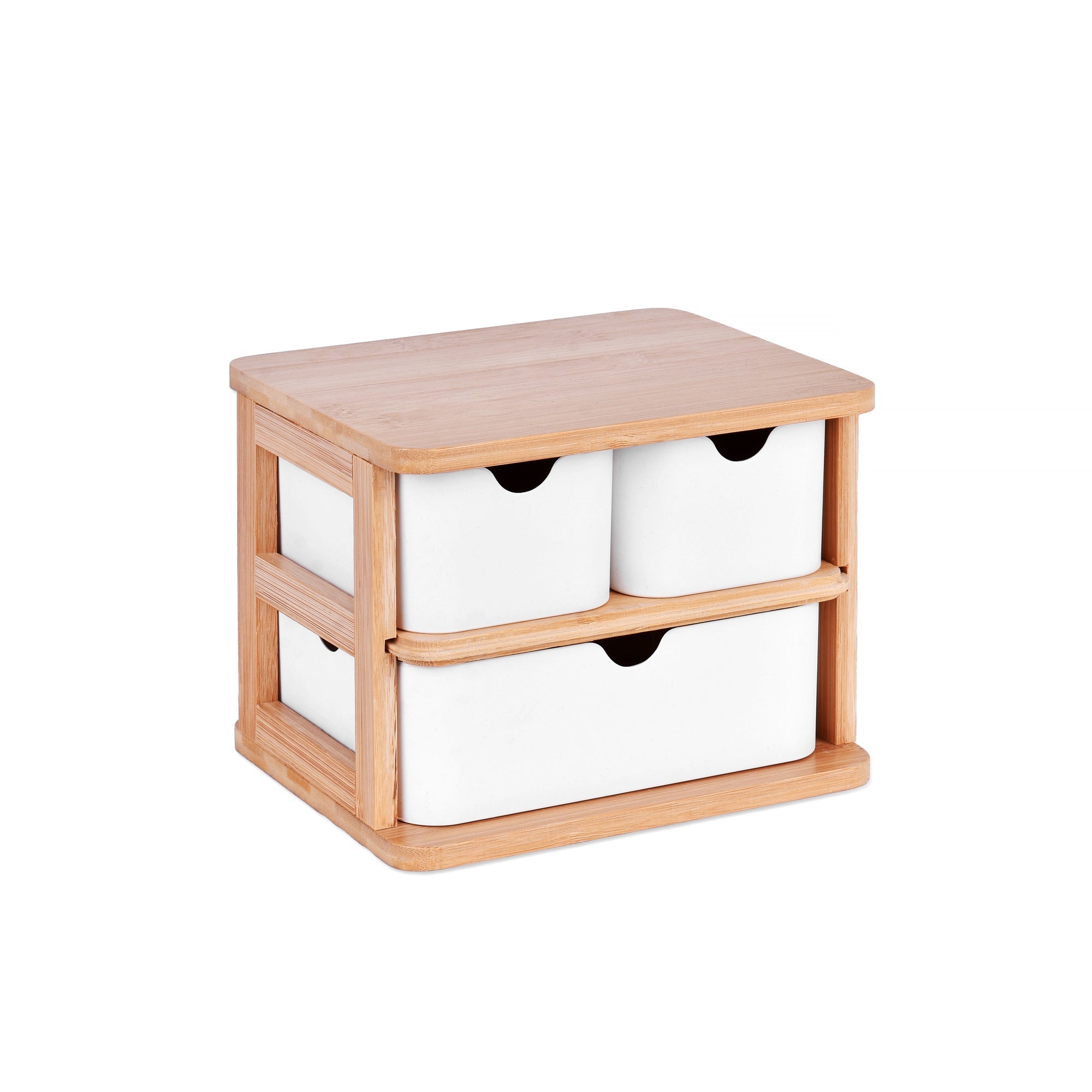 Storage Cabinets: Bamboo Fibre Storage Drawer Set